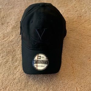 NWT Men's New Era Black Virginia Cavaliers Stealth 9TWENTY Adjustable Hat